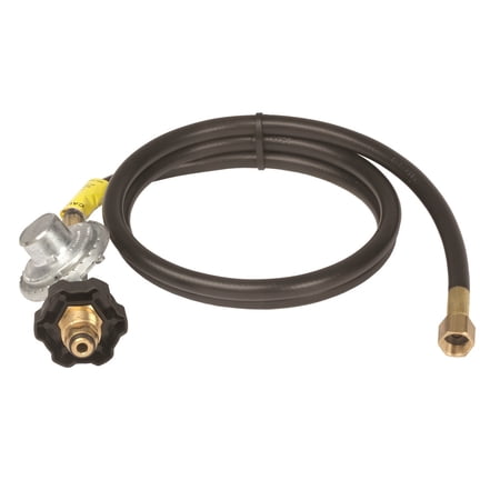 Mr. Heater 5 Feet Propane Hose and Regulator Assembly with Soft Nose P.O.L. and Handwheel x 3/8in Female Pipe Thread