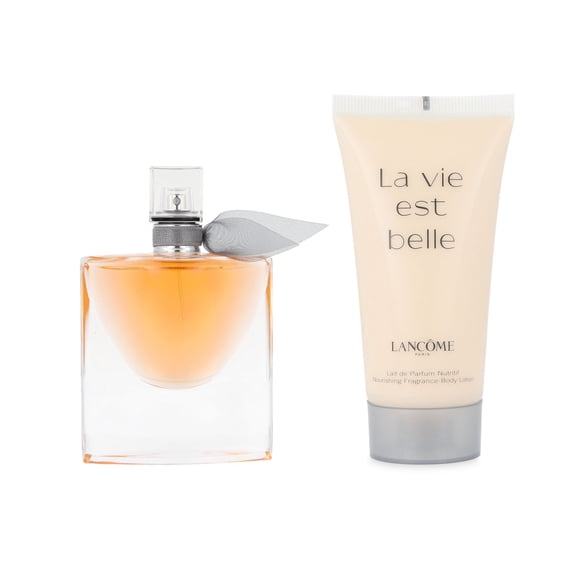 Set La Vie Est Belle Lancome 1.7oz Leau De Parfum Spray Natural 1.7oz Loción Corporal Dama 2 Pc Gift Set