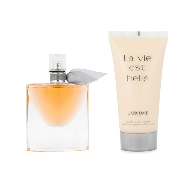 Set La Vie Est Belle Lancome 1.7oz Leau De Parfum Spray Natural 1.7oz Loción Corporal Dama 2 Pc Gift Set