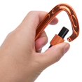 thumbnail image 4 of Hebilla De Anillo En D, Mosquetón De Alta Tensión Para Exteriores Para Ciclismo Mgaxyff Otros, 4 of 8