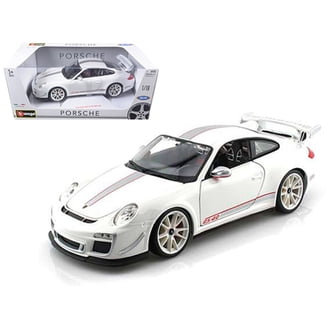 2008 Fiat 500 Abarth White With Checkers 1/24 Diecast Model Car by