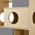 thumbnail image 3 of Euroco Modern Cat Bookcase & Cat Tree Shelves with Storage, 3 of 7