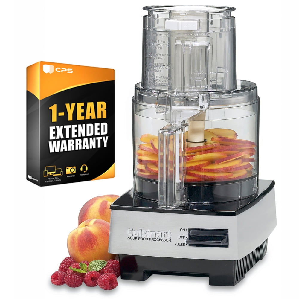 Cuisinart DFP-7BCY 7 Cup Food Processor Bundle with 1 Year Extended Warranty - Walmart.com ...
