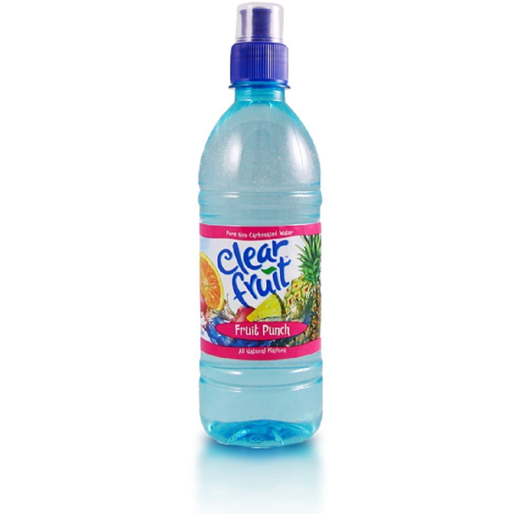 CLEAR FRUIT WATER 24/16.9oz FRUIT PUNCH