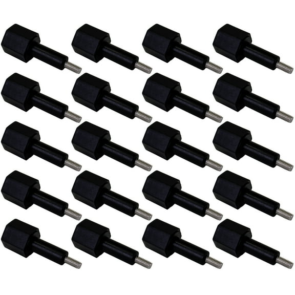 IMM 20-Pack Replacement for Hoshizaki 434168G-01 Black Thumbscrew