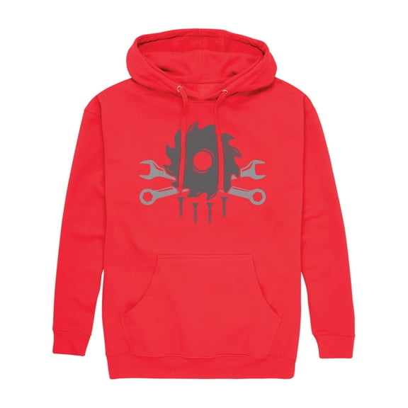 Instant Message - Tool Skull And Crossbones - Men's Pullover Hooded Fleece Sweatshirt