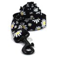 thumbnail image 1 of Personalized Pet Collar Custom Puppy Nameplate ID Tag Adjustable Buckle Strong Black Daisy Flower Basic Collars Lead Leash ShopWise Round, 1 of 10