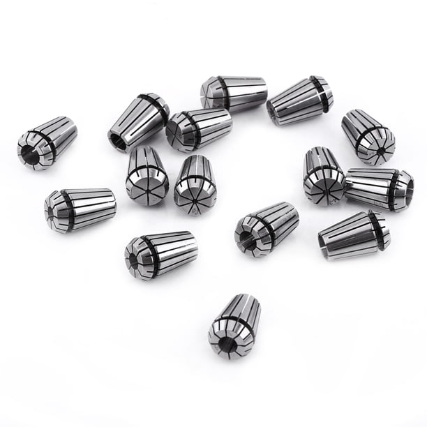 Set de Pinzas para Fresadora CNC y Torno Revólver ER20 ANGGREK 15 Piezas