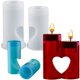 thumbnail image 1 of Moldes de resina para portavelas, candelabro de corazón, moldes de silicona de fundición epoxi para decoración artesanal de velas DIY, 1 of 5