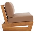 thumbnail image 5 of Safavieh Couture Julianne Modern Teak Patio Chair, Natural/Brown, 5 of 11