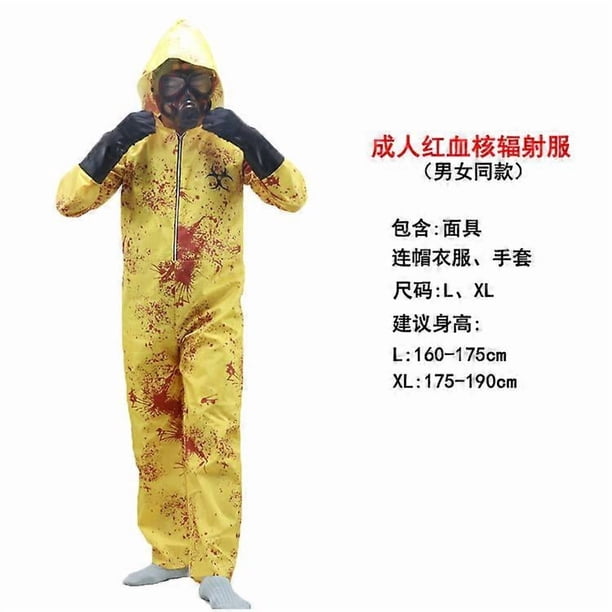 2023 New Creative Adult COS Male Female Biochemical Crisis Infected Person Performance Dress Halloween Nuclear Radiation Suits
