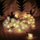 thumbnail image 5 of Navidad llevada de la decoración del jardín del jardín de las luces de la secuencia de la bola del pelo con pilas, 5 of 5