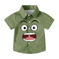 thumbnail image 3 of Las Niñas Serán Niñas Bruja Camisa Linda Impresión con Bolsillo Camisa de Manga Corta Casual para los Niños Camisa de Vestido de Manga Corta, 3 of 8