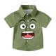 thumbnail image 3 of Las Niñas Serán Niñas Bruja Camisa Linda Impresión con Bolsillo Camisa de Manga Corta Casual para los Niños Camisa de Vestido de Manga Corta, 3 of 8