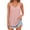 Dusty Pink, variant on Tank Tops for Women Double Spaghetti Strap V Neck Eyelet Sleeveless Camisole Shirts Loose Fit Summer Casual Tops