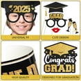 thumbnail image 4 of 2025 Graduation Photo Booth Props - 35 Pcs Graduation Photo Props Set, Class of 2025 Grad Decor for All Ages of Graduates, Black and Gold Photo Props for Graduation Party Decorations Supplies Favors, 4 of 9