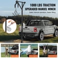 thumbnail image 3 of VEVOR Treuil Monté sur Cerf 600lbs Treuil Pivotant avec Gabarit, 3 of 9