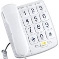 thumbnail image 3 of Teléfono fijo con altavoz Packard Bell PB300WH para personas mayores con discapacidad visual, 3 of 3