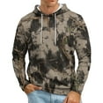 thumbnail image 2 of Men's Hoodies Fall Winter Loose-fitting Casual Camouflage Print Hooded Sweatshirt,Size M-3XL, 2 of 6