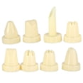 thumbnail image 4 of Pastry Decorating Nozzle Set, Cookie Syringe with 8 Cake Decorating Nozzles (Cream Color Nozzles), 4 of 4