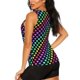thumbnail image 3 of Fotbe Rainbow Hearts Blusas Sin Mangas para Mujer – Estilo Casual, Corte Suelto, Slim-Fit, Cuello Redondo Deportivo, Tops de Verano para Gimnasio y Yoga-Medium, 3 of 7