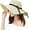 4.3 Inches-beige, variant on Women's Wide Brim hat Sun Protection Straw Hat Floppy Foldable roll up hat Summer UV Protection Beach Hats UPF 50+
