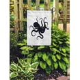 thumbnail image 2 of LADDKE Ancient Silhouette of Giant Octopus on Sea Monster Kraken Garden Flag Decorative Flag House Banner 28x40 inch, 2 of 2