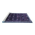 thumbnail image 2 of Ahgly Company Machine Washable Indoor Rectangle Persian Blue Traditional Area Rugs, 2' x 5', 2 of 4
