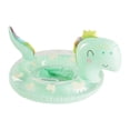 thumbnail image 2 of Flotador de natación de dinosaurio ños, asiento de barco de natación inflable, juguetes de tubo de piscina divertidos ños verde Cola Asiento de flotador de natación, 2 of 4