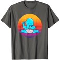 thumbnail image 1 of Cute Octopus Character Mascot Eating Japanese Ramen Noodle T-Shirt, 1 of 1