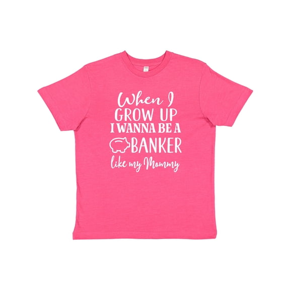 Inktastic Banker Like Mommy Future Job Youth T-Shirt