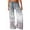 Gray, variant on Womens Fall Fashion Pants,Women Casual Loose Gradient Tie-dye Printed Yoga Sport Long Pnats Wide Leg Pants Khaki Size on
