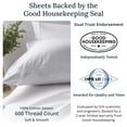 thumbnail image 3 of California Design Den Queen Sheet Sets - 600 Thread Count 100% Cotton Sateen, Deep Pocket, Adult 4 Pc Bed Sheet Set - Ivory (Creamy Beige Tone), 3 of 11