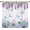 Purple-blue, variant on Hydrangea Curtains, Purple Wisteria Leaves Butterfly Hydrangea Wooden Board Print Window Treatments, Rod Pocket Thermal Insulated Drapes 2 Panel Sets for Bedroom Living Room, 84"W X 84"L