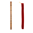thumbnail image 1 of E Key Meibet Mini Piccolo Sac en Velours Flûte en Bambou Instrument de Musique National Flûte, 1 of 8