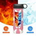 thumbnail image 6 of Sikiie Butterfly 2 Print 18OZ Insulated Straw Cup, Portable Leak-proof Sports Water Bottle, Stainless Steel Water Cup Suitable for Home and Outdoor, 6 of 8