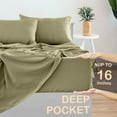 thumbnail image 4 of CLEARANCE SALE- 4 Piece Bed Sheets Set 1800 Series Deep Pocket Microfiber Sheets, 4 of 13