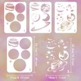 thumbnail image 2 of 3PCS Layered Planet Painting Stencils 8.3x11.7inch Plastic PET Planet Pattern Stencil for Painting Earth Saturn Mars Star Drawing Template, 2 of 7