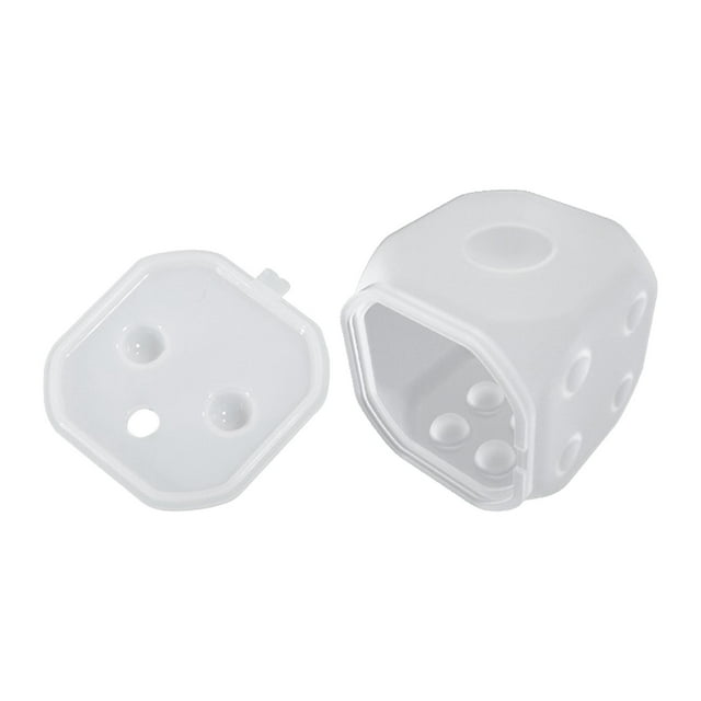 Herramienta decorativa para hacer dados transparentes, hecha a mano, para manualidades. 8cmx8cmx8cm