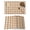 Brown, variant on Grey Buffalo Plaid Placemats Set of 2 Farmhouse Checked Vintage Geometric Art Place Mats Indoor Wipeable Table Mats Washable Cloth Dining Table Placemats for Kitchen Holiday Party Decor 13x19 Inch