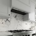 thumbnail image 3 of Streamline 28 in. Curino Ductless Insert 350 CFM Range Hood in Glossy Black with Mesh Filters, Electronic Button Control, LED Lights, 3 of 13