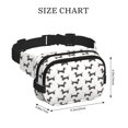 thumbnail image 4 of Balery Dachshund Dog Puppy Mochila Cinturón para Mujeres y Hombres, Bolsa de Cintura Impermeable de Doble Capa con Correa, 4 of 9