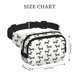 thumbnail image 4 of Disketp Dachshund Dog Puppy Riñonera de Doble Capa, Bolsa de Cintura Ajustable para Viajes, Correr y Senderismo, Riñonera Ligera para Hombre y Mujer, 4 of 9