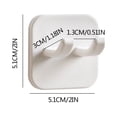 thumbnail image 3 of Punch- Plug Hook Kitchen Socket Storage Rack Double Hook, 3 of 9