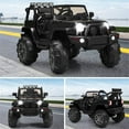 thumbnail image 2 of Pemberly Row 12V Kids Ride On Truck Car w/ Remote Control MP3 Music LED Lights, 2 of 8