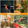 thumbnail image 3 of SHOWERORO 2Pcs Bicycle Handlebar Hook Orange ABS Plastic for Cycling Prevent Sliding, 3 of 8