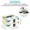 thumbnail image 5 of Dragonfly Travel Portable Square Jewelry Box Earring Necklace Bracelet Organizer Storage Display Case Holder Stand Box Display, 5 of 6