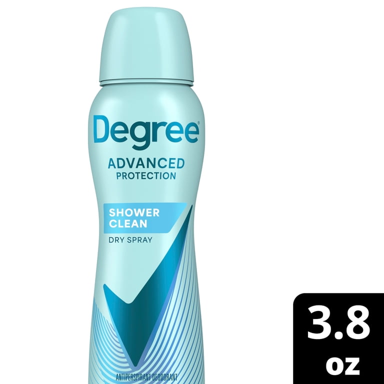 Degree Advanced Antiperspirant Deodorant Dry Spray Shower Clean, 3.8 oz photo 2