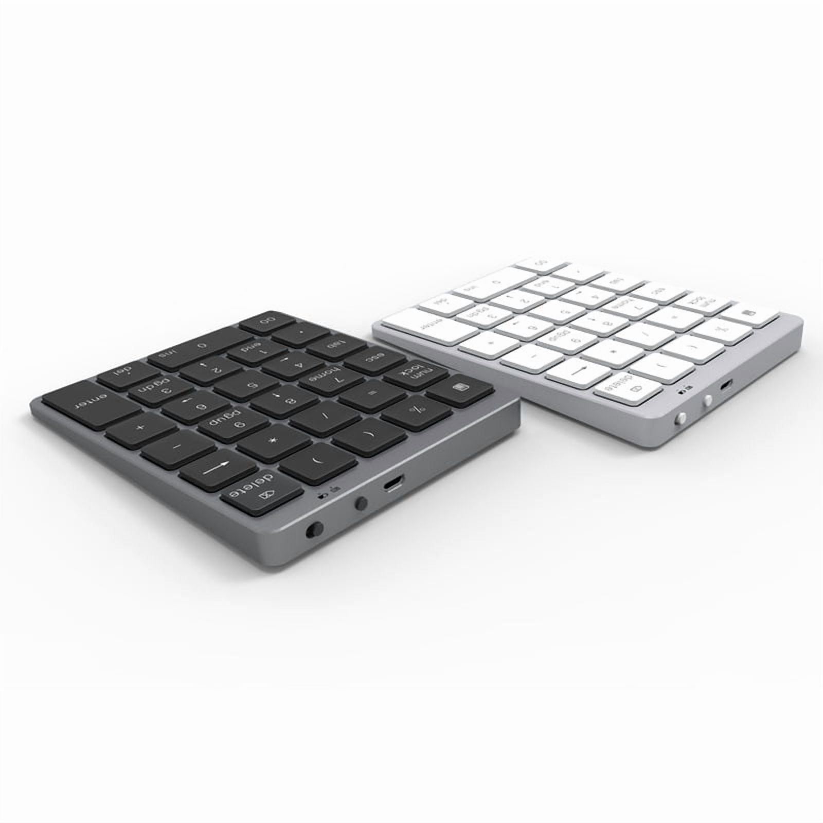Numeric Keypad Numpad Bluetooth Wireless Keyboard 28 Keys One Handed Keypad Finance Accounting External Mini Keyboard N960 N970