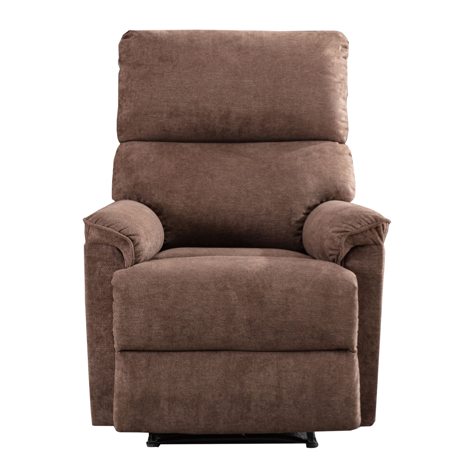 Bonzy Home Vintage Style Electric Recliner with USB Socket For Living Room and Bed Room, Brown